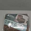 molasofa Leather Like Recliner Chair Covers - Large Lazy Boy Recliner Chair Covers for Reclining Chair 4 Pieces Washable Recliner Slip Covers That Stay in Place (Brown) (1 Seater)