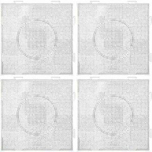 2pcs - 2.6mm Mini Fuse Beads Boards, Large Clear Pegboards Kits, with Gift 4 Lroning Paper (2)