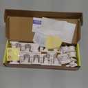 EcoBaby Magnetic Cabinet Locks for Babies  Keyless, White, 20 Pack and 3 Keys