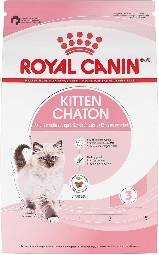 Royal Canin Feline Health Nutrition Dry Kitten Food, Supports Digestive Health, Immune Support and Healthy Energy, 14 lb Bag (14 Pound (Pack of 1)), 16 Jun 2026