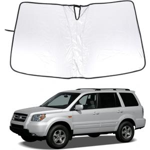 Front Windshield Sunshade for Honda Pilot 2003-2008 Accessories Windshield Sun shade Sun Visor UV Blocker Privacy Protector Custom Fit Sunscreen Heatshield Keep Your Car Cooler Resilient & Expeditious