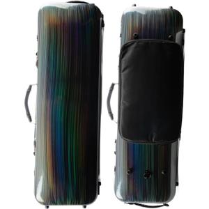 Violin Bags Cases Violin Case 4/4 Size Color Rectangular Hybrid Carbon Fiber With Password Lock Sheet Music Bag. Many Scratches During Transportation.