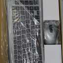 cimetech EasyTyping KF10 Wireless Keyboard and Mouse Combo, [Silent Scissor Switch Keys][Labor-Saving Keys]Ultra Slim Wireless Computer Keyboard and Mouse, Easy Setup for PC/Laptop/Mac/Windows - Grey