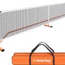 PICKLETECH 4.0 Slim Version Portable Pickleball Nets Outdoor Game 22 FT Pickleball Net-USAPA Regulation Size-Pickle Ball Net System with Carrying Bag for Driveway