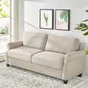 Zinus Josh Sofa Couch/Easy, Tool-Free Assembly, Beige