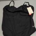 Popilush Corset Bodysuit for Women Tummy Control Cowl Neck Thong Shapewear Bodysuits Going Out Tops Black, Size L