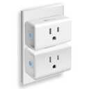 Kasa Smart Plug Ultra Mini 15A, Smart Home Wi-Fi Outlet Works with Alexa, Google Home & IFTTT, No Hub Required, UL Certified, 2.4G WiFi Only, 2 Count (Pack of 1)(EP10P2) , White (2-Pack)