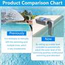 2026 Upgrade Automatic Pool Filler - Water Leveler Auto Fill Valve for Inground Above Ground Pools, Spa & Pond, Adjustable Water Level Control Auto Pool Filler Pool Water Filler