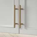 homdiy 50Pack 5in Cabinet Handles Champagne Bronze Kitchen Cabinet Pulls Drawer Pulls for Dresser Drawers