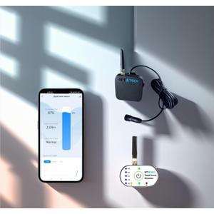 Smart TLC2326P Remote Detector Display Screen Tuya Smart Life Mobile APP Liquid Water Oil Level Tank Monitor Sensor Controller Intelligent Alarm Outdoor Indicator Waterproof IP67