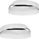 2pcs Upper Chrome Mirror Cap Plated for Silverado Sierra 1500 2500 3500HD 2007-2013 Tahoe Suburban Avalanche Yukon/Yukon XL Escalade EXT ESV 25788157 25788156