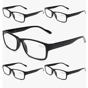 Gaoye Professional Reading Glasses for All Day - Computer Readers with Blue Light Protection - Value Pack