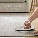 Loloi Loloi-Grip Rug Pad, FPAD2 Grey, 5'-0" x 8'-0", .13" Thick, Gray, 1/8 inch, Reversible, Soft, Cushion, Low Profile, Hardwood, Carpet, Tile, Vinyl, Linoleum, Multi Surface, Trim to fit, Rug Pad