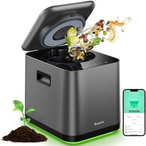 GoveeLife Upgraded Electric Composter for Kitchen, Smart Indoor Compost Bin