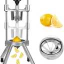 POWLAB Commercial Easy Wedger 8 Wedger Fruit Lime Slicer Cutter Stainless Steel Blade Commercial Vegetable Chopper Dicer Lemon Cutter for Home Bar Restaurant Lemons Limes Tomatoe Potatoe