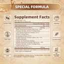 Lions Mane Mushroom Liquid Drops, 8 in 1 Mushroom Complex Supplement with Irish Sea Moss, Chaga, Turkey Tail, Cordyceps & More for Brain, Focus, Cognitive & Immune Support, Vegan, Peach Flavor, 60mL