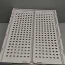 Pinkpum 5 Pack Stackable Plastic Storage Closet Organizers and Storage Bins Drawer Shelf Storage Container for Wardrobe Cupboard Kitchen Bathroom Office White