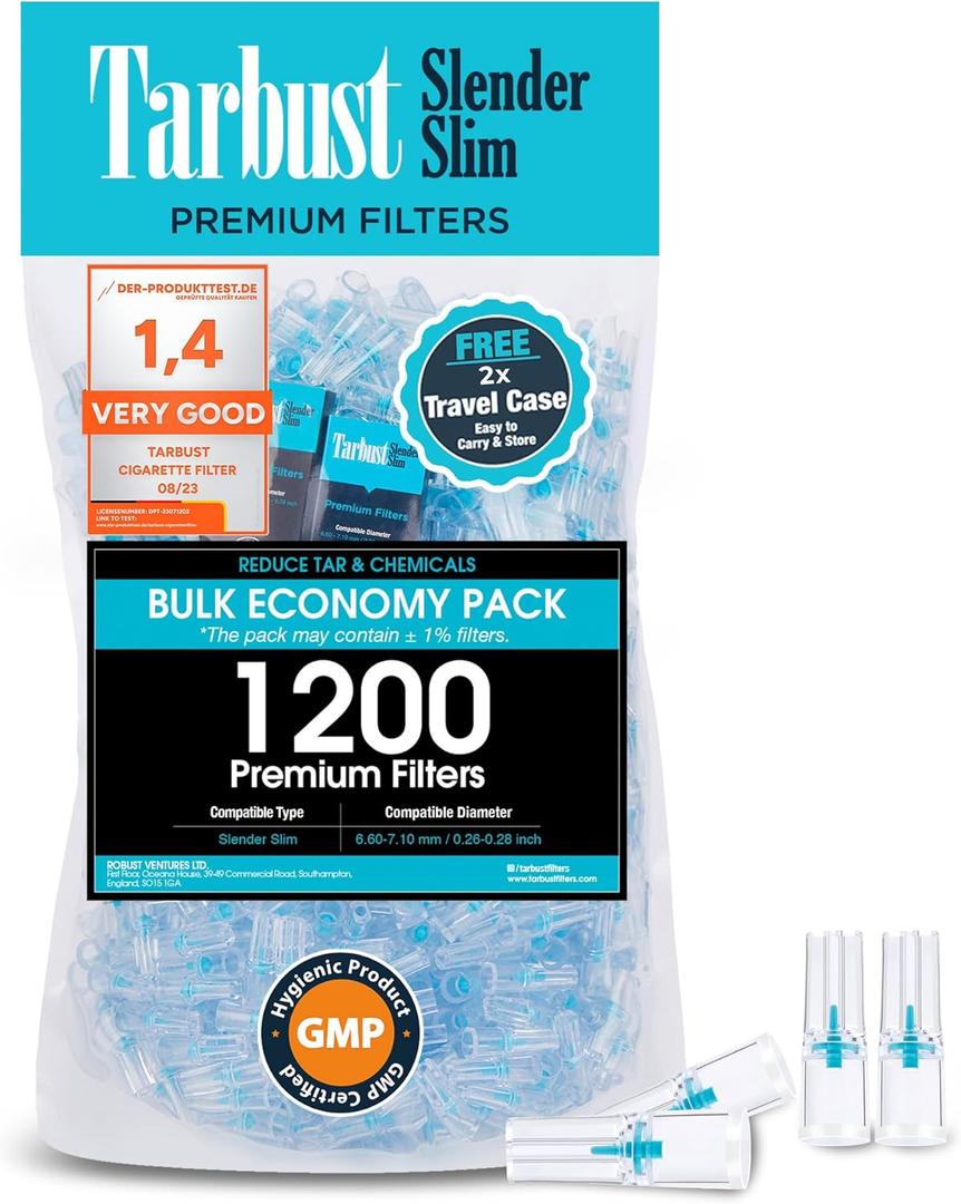 Tarbust Slender 1200 Cigarette Filters