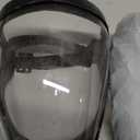 2pcs Full Face Shield for Yard Work & Woodworking, Wide View Clear Visor with Anti-Fog Coating, Breathable Bottom Design, Adjustable Headband (White)