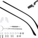 Glasses Repair Arm Legs Thin Glasses Legs Replacement TR90 Eyeglasses Repair Leg Single Teeth Eyeglass Arm Replacement 3.5mm Sunglasses Arms Glass Temple Eyewear Frame Temple Accessory