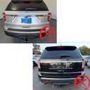Lower Rear Bumper Trailer Tow Hitch Bar Cover Cap Trailer Tow Bracket Cover Trim for Ford Explorer 2011-2015 with Trailer Towing Packages