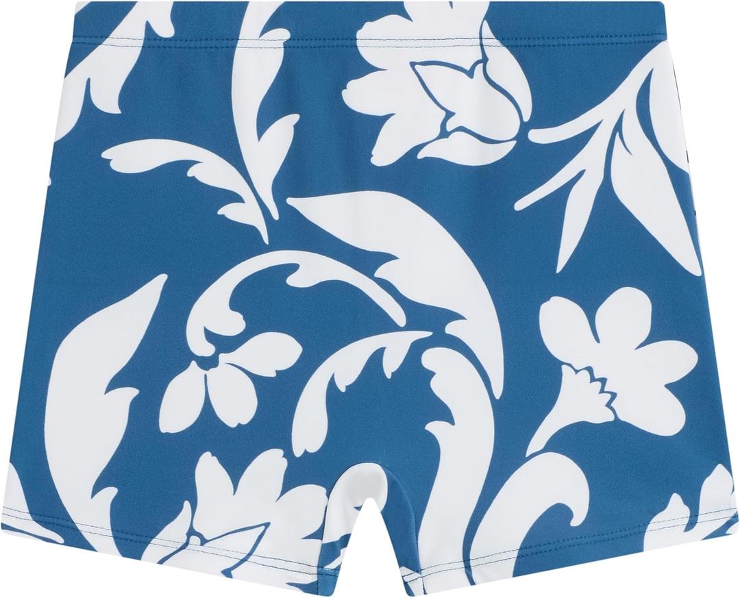 Kanu Surf Girls Swimming Bottom UPF 50 Girl's 'Boy' Short (4T, Laurel Denim Blue)