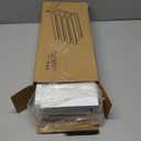 Love-KANKEI White Floating Shelves for Wall Set of 4, Wood Wall Shelves with Lip,15.6 Inch Rustic Hanging Shelves for Bedroom Bathroom Living Room Kitchen Nursery Display