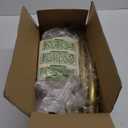 Metal Arch Backdrop Stand and Cover Set, 6FT Beige Reusable Spandex Fitted Backdrop Cover and Gold Wedding Arch Frame for Baby Shower, Birthday, Parties Decoration.