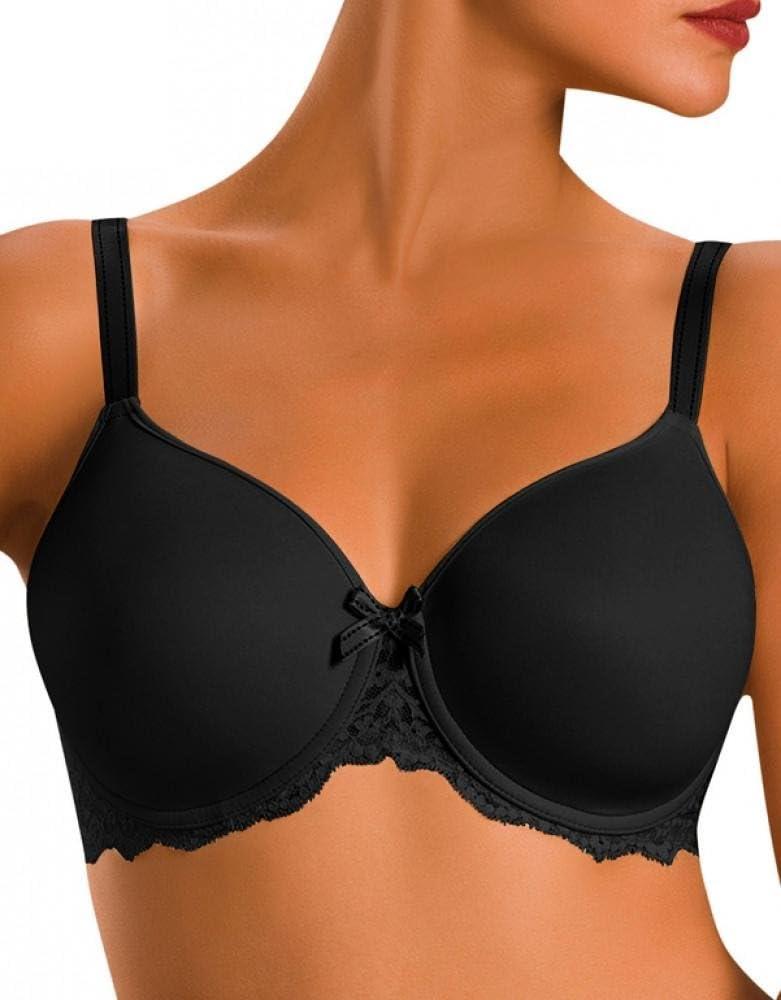 Chantelle Womens Rive Gauche Full Coverage Smooth Bra (32G, Black)
