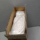 EASELAND Queen Size Mattress Pad Pillow Top Mattress Cover Quilted Fitted Mattress Protector Cotton Top Stretches up 8-21" Deep Pocket Cooling Mattress Topper (60x80 inch, White)