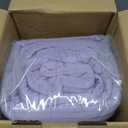 EMME Cotton Muslin Blanket King Size - Soft, Breathable Layering Blanket, 108"x90", All Season Gauze, Lavender