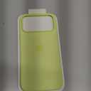 Apple iPhone 17 Pro Max Silicone Case with MagSafe and Camera Control: Lightweight Phone Case, Wireless Charging Compatible, Smooth Matte Finish; Neon Yellow