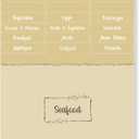 Dekali Designs 4x6 Recipe Card Dividers With Tabs | Set of 24 Recipe Box Dividers on Thick Cardstock + Cooking Measurement Conversion Chart Card
