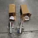 Kitchen Sink 304 Stainless Steel Undermount Sink Drop in Single Bowl Kitchen Sinks, With Pull Down Sprayhead Faucet, With Pressurized Cup Washer and Two Waterfalls (31.5 x 18.1 inch)