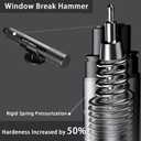 4 Pack Seatbelt Cutter and Window Glass Breaker Keychain,Auto Rescue Tool,Underwater Window Breaker,Window Breaker Tool for New Cars, Car Emergency Kit