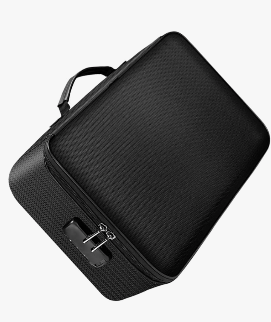 Fireproof File Storage Pouch Safety Document Bag Fire Resistant Large Capacity