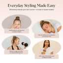 Kitsch Satin Scrunchies for Women - No Crease Hair Ties for Girls | Scrunchies For All Hair Types and Textures, Perfect for Day or Night | Ideal Gifts for Women - 6 Pcs, Terracotta