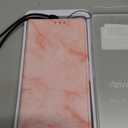 Asuwish Compatible with Samsung Galaxy A21 Case and Tempered Glass Screen Protector Cell Accessories Card Holder Slot Kickstand Marble Wallet Phone Coveres for Glaxay A 21 Gaxaly 21A A21Case US Pink