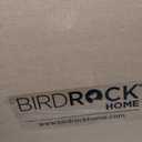 BIRDROCK HOME Come Back with a Warrant Coir Doormat | 18 x 30 Inch | Standard Welcome Mat with Black Border and Natural Fade | Vinyl Backed | Outdoor