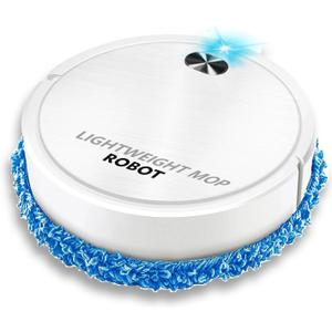Robot Mop,New Ultra-Quiet ModelDual-Use for Wet and Dry,Intelligent Auto-Obstacle AvoidanceUltra-Thin and LightweightIdeal for Hardwood Floors and Tile CleaningWhite-4