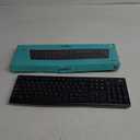 Logitech K270 Wireless Keyboard for Windows, 2.4 GHz Wireless, Full-Size, Number Pad, 8 Multimedia Keys, Compatible with PC, Laptop, Black