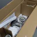 25" Farmhouse Bathroom Vanity Light Fixtures, 3-Light Bathroom Light Fixtures Over Mirror, Rustic Sconces Wall Lighting with Metal Lampshade for Bathroom,BD017-3-BK