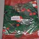 Netnology Watercolor Poinsettia Red Christmas Table Runner with White Snowflake,Seasonal Winter Xmas Party Decoration Holiday Indoor Home Kitchen Decor 13 x 108 Inch