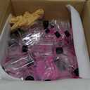 Patelai 32 Pcs Mini Glass Bottles Bulk with Caps Clear Flask Liquor Bottles Empty Alcohol Shot Bottling DIY Groomsmen Bridesmaids Valentine Wedding Gift for Vodka Beverages Whiskey Oil (50 Ml/ 1.7oz)