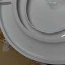 Toilet Seat with Toddler Seat, Potty Training Toilet Seat Round 2 in 1 Soft Close Quiet No Slapping, Magnetic Absorption, Easy to Install and Clean,White