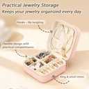 CharySim Diamond Art Jewelry Box Kit, DIY Diamond Painting Jewelry Box for Women, Craft Kit for Adults, Cute Jewelry Organizer, Birthday Gift (Pink Pro)