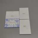 Crisky 25 Pack Blue Floral Thank You Cards Gold Foil Greeting Notes Bulk with Envelopes for Birthday, Baby Shower, Bridal Shower, Wedding, Graduation