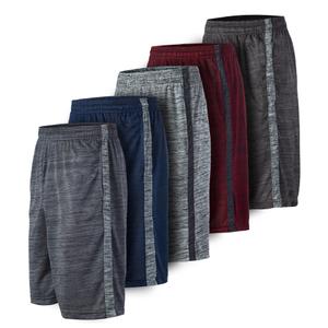Essential Elements Men's Quick Dry 5 Pack Athletic Shorts with Pockets (XXXL)