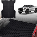 Truck Bed Mat for 2024 2025 2026 Toyota Tacoma, 5FT Rubber Bed Mats for Tacoma Pickup Truck Cargo Mats Accessories Cargo Mat Anti-Slip