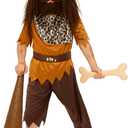 fun shack Caveman Costume Boys, Caveman Costume Kids, Cave Boy Costume, Boys Caveman Costume, Kids Caveman Costume - X-Large